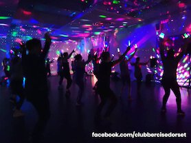 Clubbercise class in hall - Ricky Clubbercise.